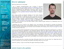 Tablet Screenshot of eric-lehmann.com